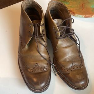 Mens shoes 👞 Stafford Dress shoes 7.5 M Oxfords brown